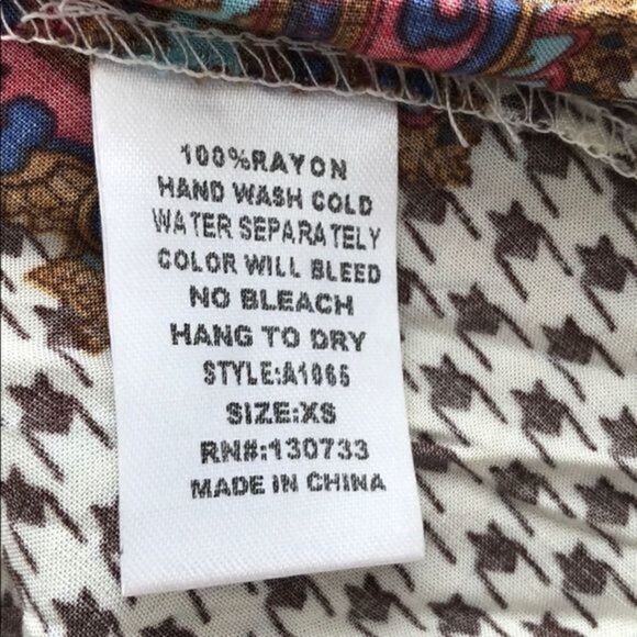 Gorgeous Altard State Print Dress XS - Picture 5 of 7